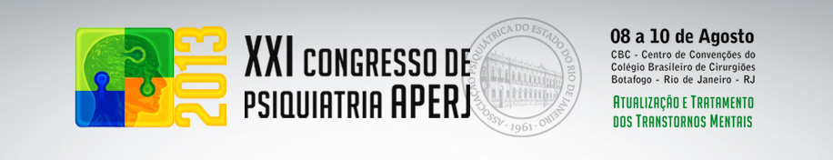 XXI Congresso de Psiquiatria APERJ 2013